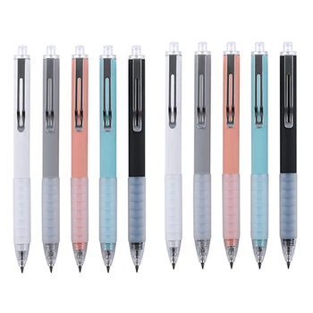 Шариковая ручка из 10 предметов, выдвижная офисная ручка с супер мягким захватом, шариковая ручка для мужчин и женщин 18