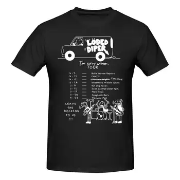 Футболка Loded Diper Tour Хлопковая футболка с воротником-стойкой и коротким рукавом Homme 24