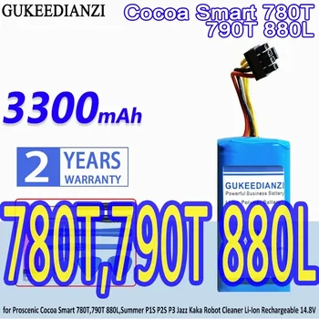 Аккумулятор большой Емкости GUKEEDIANZI 300mAh для Proscenic Cocoa Smart 780T, 790T 880L, Summer P1S P2S P3 Ja Bateria 4