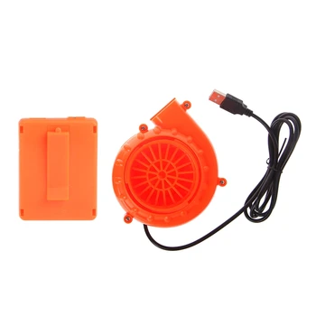 Электрический мини-вентилятор воздуходувка для надувной игрушки Костюм для куклы на батарейках 11