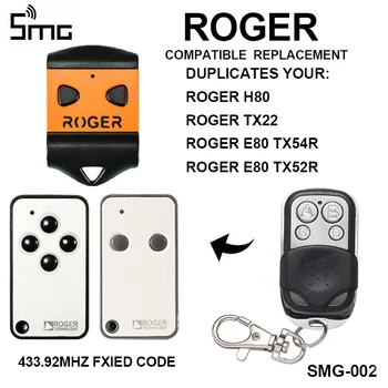 ROGER H80 TX22 Дистанционное управление шлагбаумом для открывания гаражных ворот ROGER TX54R TX52R 433,92 МГц Управление воротами 16