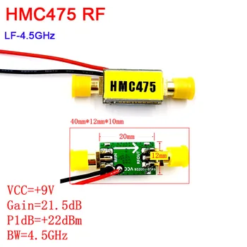 Модуль линейного усилителя HMC475 RF средней мощности 20 ДБ, усилитель широкополосного сигнала LF-4,5 ГГц, любительское радио 11
