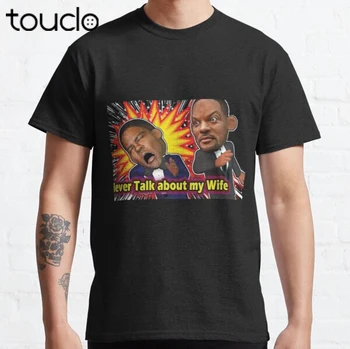 Классическая футболка Will Smith Slap, винтажные футболки для мужчин на заказ, футболки с цифровой печатью для подростков, унисекс, подарочные футболки в стиле ретро 25