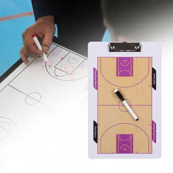 Доски для баскетбольных тренировок Маркерная доска для тренеров по волейболу и хоккею с шайбой 12
