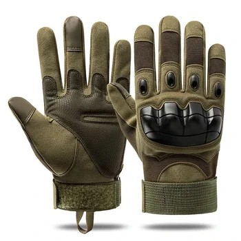 Тактические военные перчатки, перчатки для стрельбы, сенсорный дизайн, Защита для фитнеса, Спортивные мотоциклетные охотничьи перчатки для ходьбы с полными пальцами 1