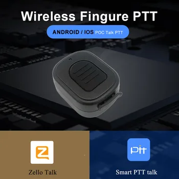 Беспроводной контроллер PTT Z04 Кнопка Громкой связи Walkie Talkie для Мобильного телефона Android iOS Кнопка Push to Talk для Zello Real-PTT 20