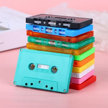 1 шт. Цветной пустой футляр для кассеты Аудио-Магнитная кассета для аудиозаписи, оболочка для кассеты, пустая кассета с катушки на катушку (без ленточного сердечника) 8
