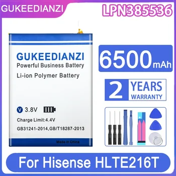 Сменный аккумулятор GUKEEDIANZI LPN385536 6500 мАч для аккумуляторов мобильных телефонов Hisense HLTE216T 3