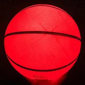 Светоотражающий Баскетбольный Светящийся Баскетбольный Мяч Для Ночной Игры Баскетбол Для Тренировочных Выступлений Идеальные Игрушки На День Рождения 14
