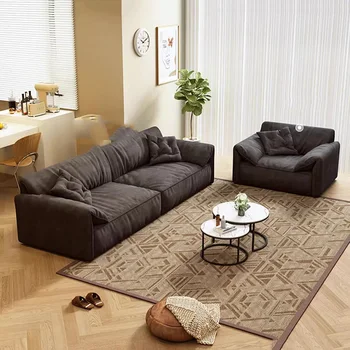 Ленивое кресло, Дизайнерская копия пуфа, салон, Удобный Раскладывающийся скандинавский диван, Расслабляющий диван для спальни, мебель для гостиной 10