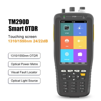 TM290 С сенсорным экраном OTDR 1310 1550 нм TM290 С оптическим рефлектометром временной области VFL/ OPM/OLS 20