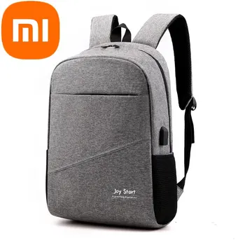 Рюкзак для отдыха Xiaomi 2023 USB, большой емкости, брызгозащищенный деловой рюкзак для компьютера для мужчин и женщин, для путешествий 16