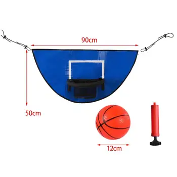 Баскетбольное кольцо для батута, простая установка, Водонепроницаемая баскетбольная подставка 12